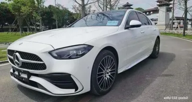 奔驰C抵押车内饰实拍